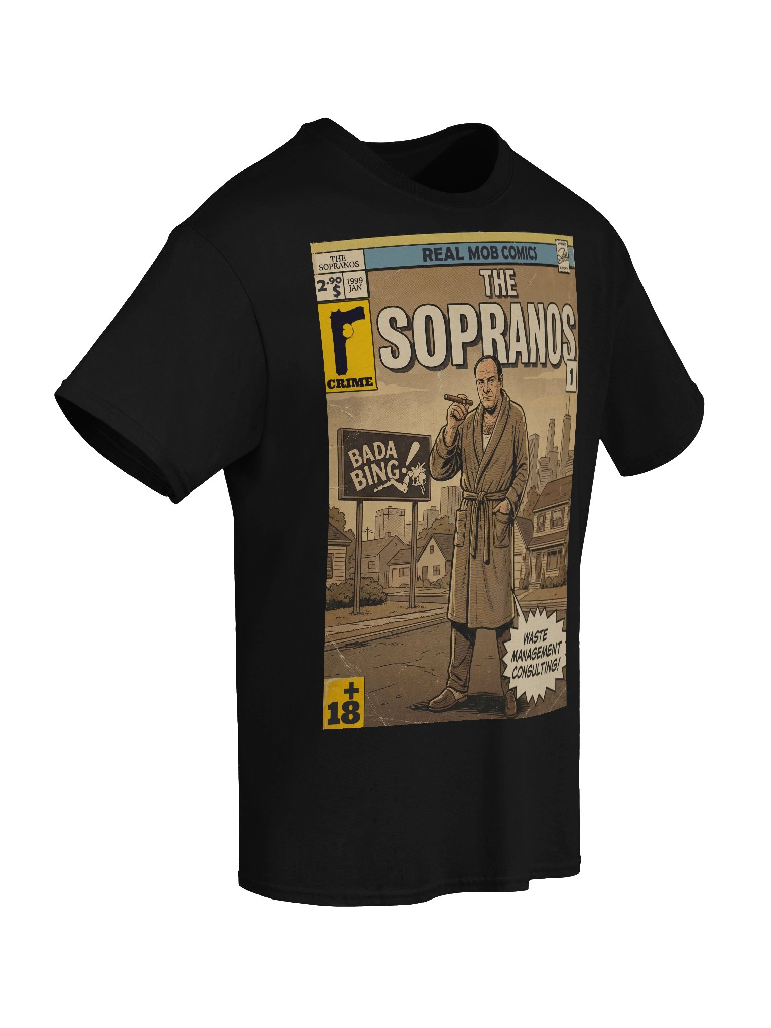 The Sopranos Series Comic Art T-Shirt product image (6)