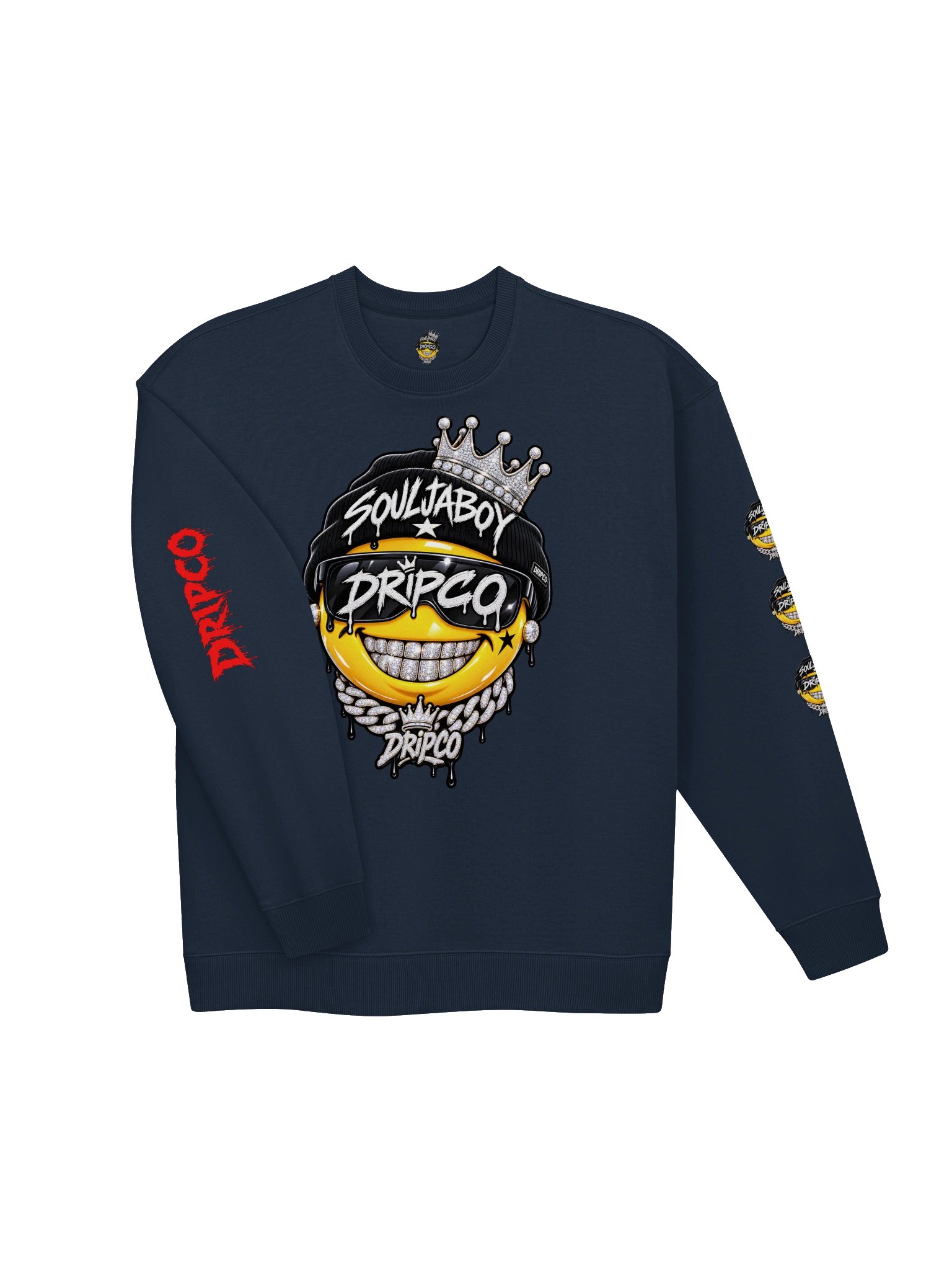 Dripco Crown Smiley Oversized Sweatshirt product image (7)