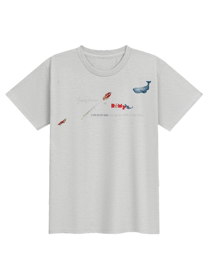Whimsical Musical Joséphine et Rémy Kids Sports Tee product image (1)