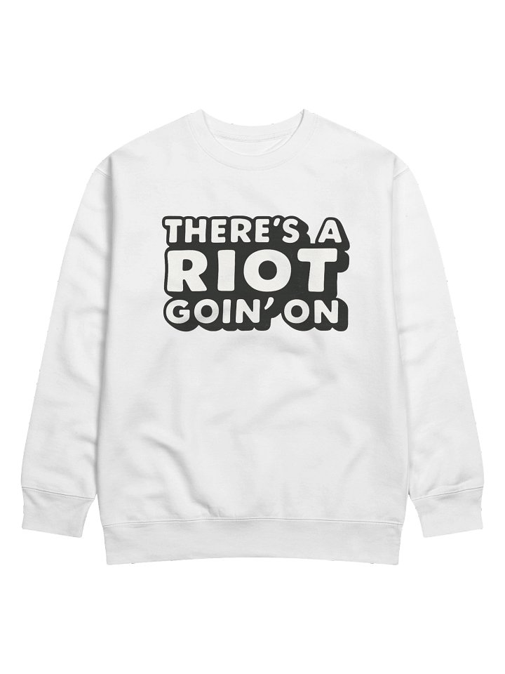 TERE’S A RIOT GOIN’ON – Black & White Typography product image (1)