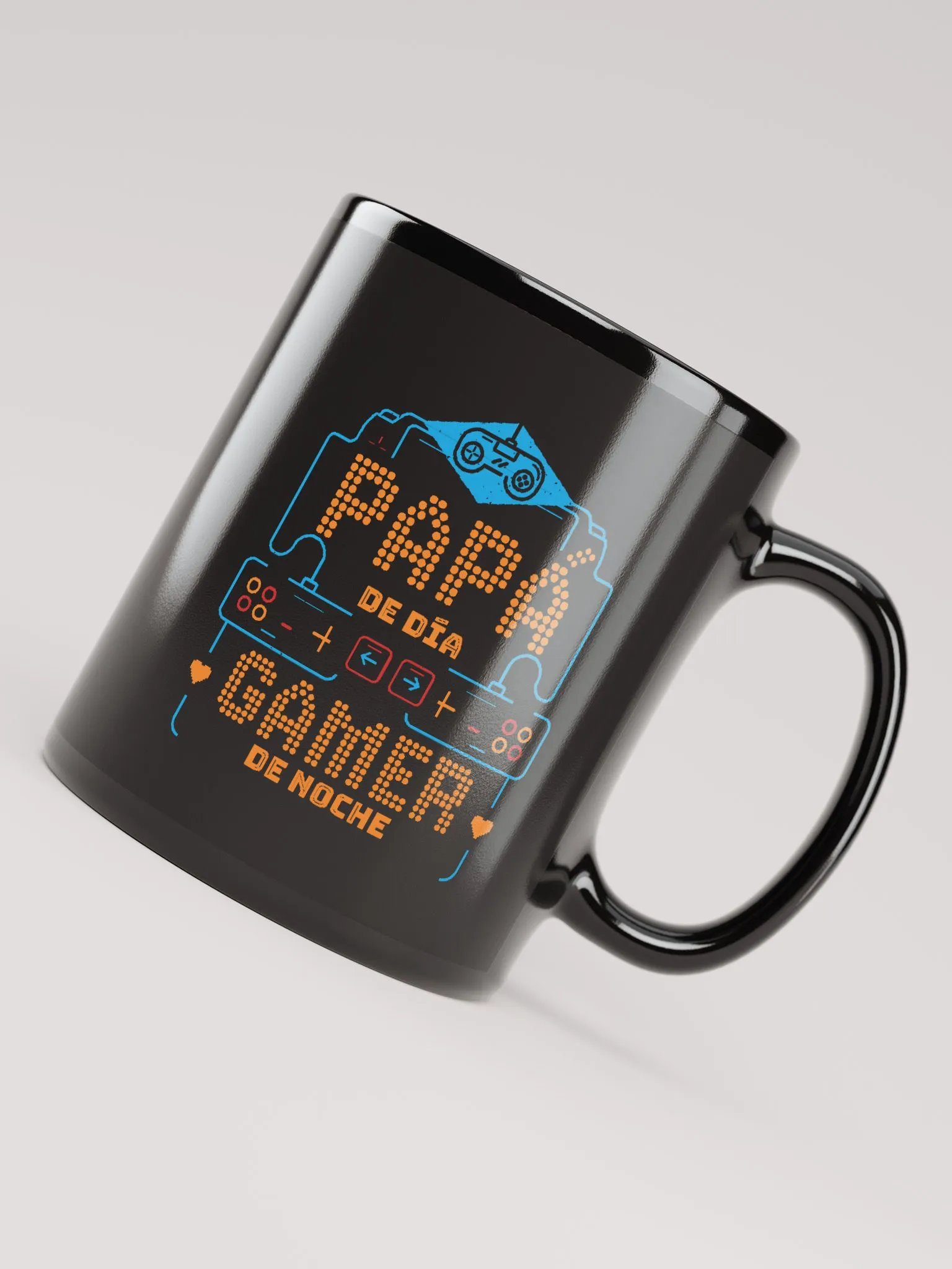 Papá de Día Gamer de Noche | Black Mug product image (4)
