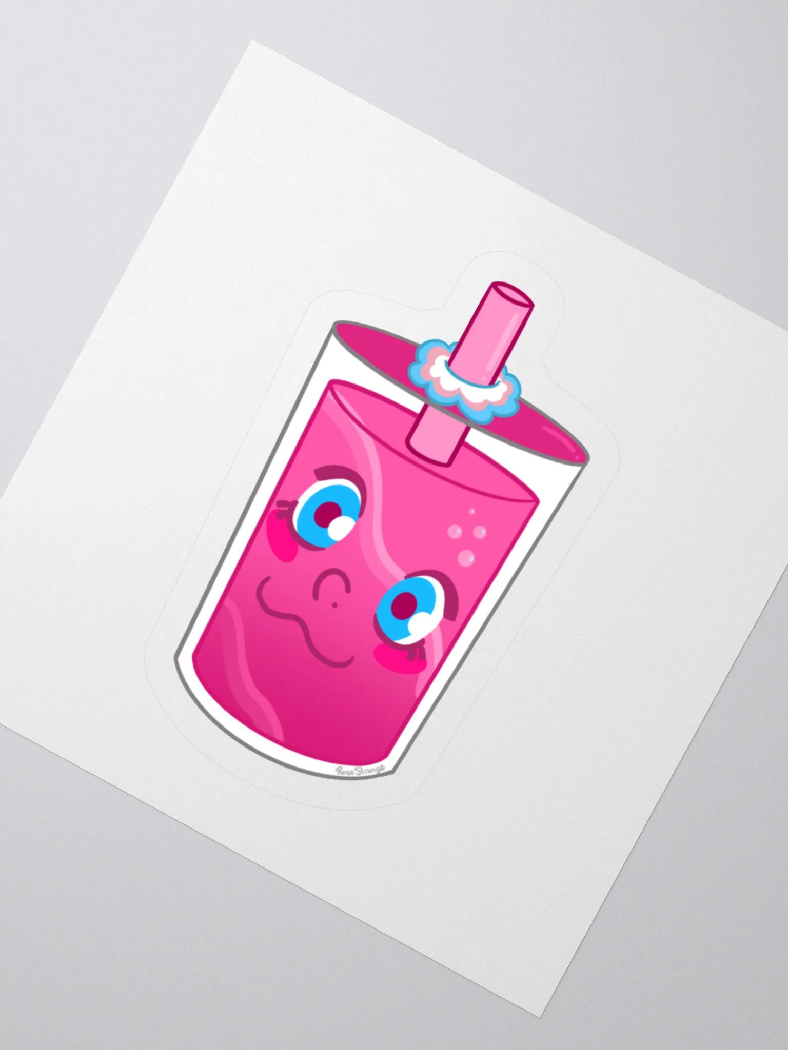 Drinkable Pink Sticker product image (5)