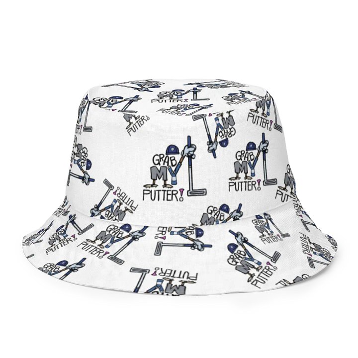 Grab My Putter Reversible Bucket Hat: Large Logo product image (1)