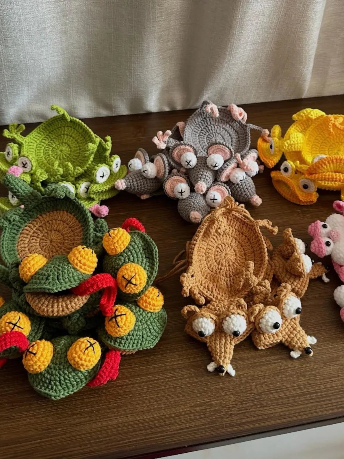 20-in-1 Animal Crochet Popup Coaster Patterns PDF product image (9)