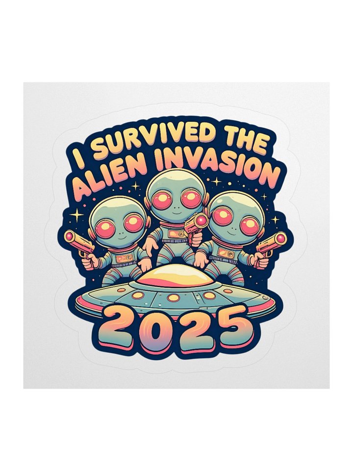 Alien Invasion Survivors Sticker Set product image (1)