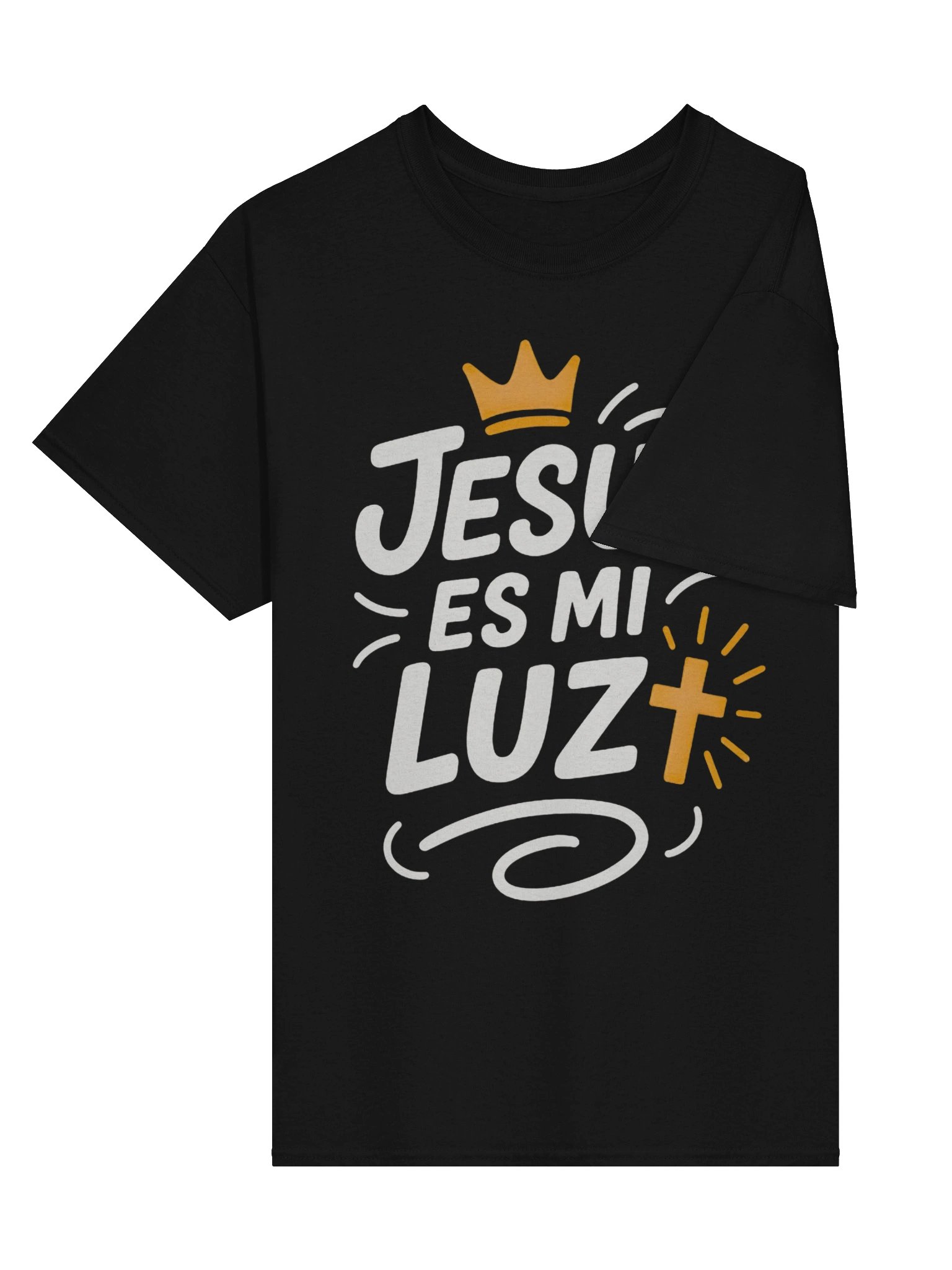 Camiseta Unisex Manga Corta | Jesús es mi luz product image (4)