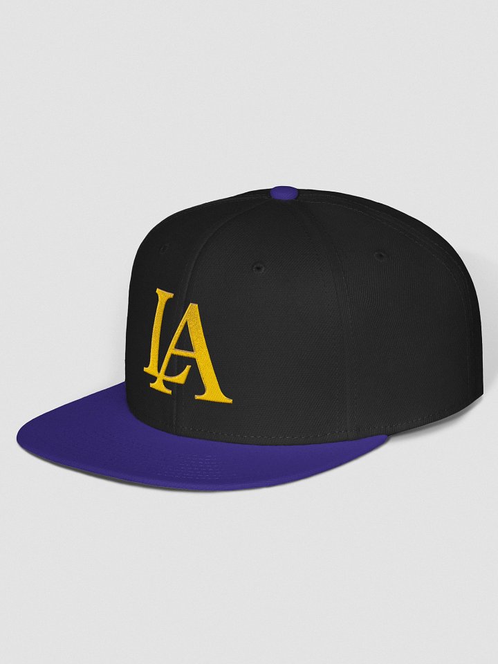 LA hat purp gld product image (2)
