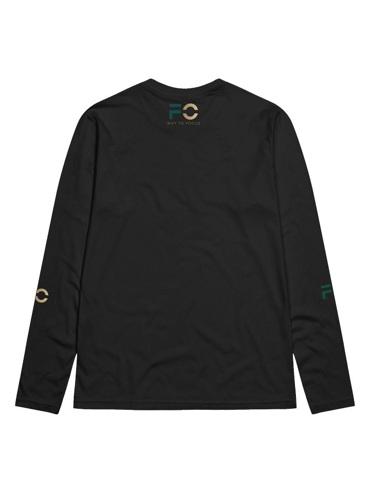 FOCUS Fitted Long Sleeve — Black product image (2)