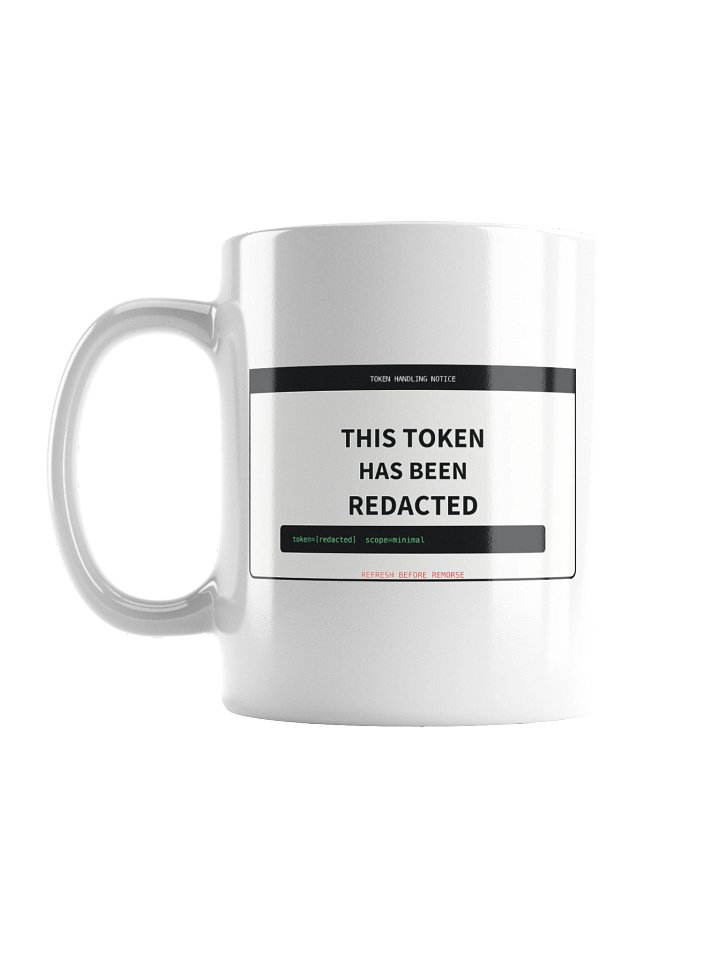 This Token Has Been Redacted Mug product image (1)