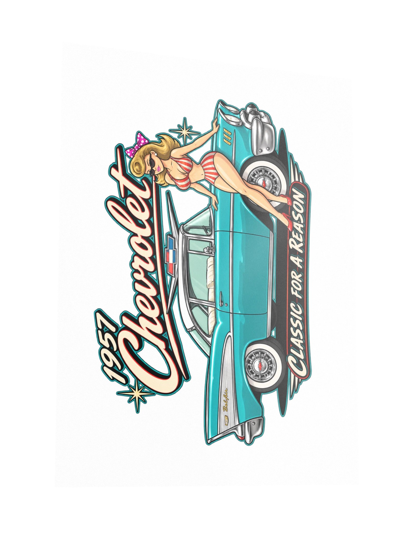 1957 Chevrolet Classic Pin-Up Poster product image (3)