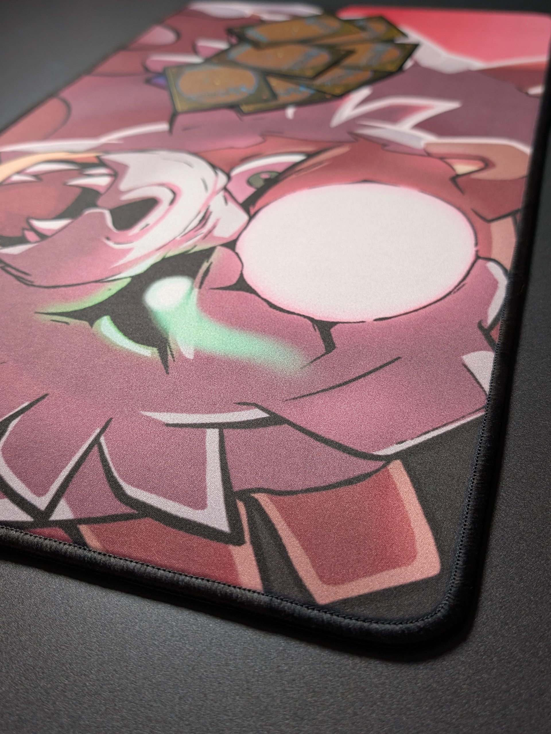 Bear Holding Cards Playmat product image (1)