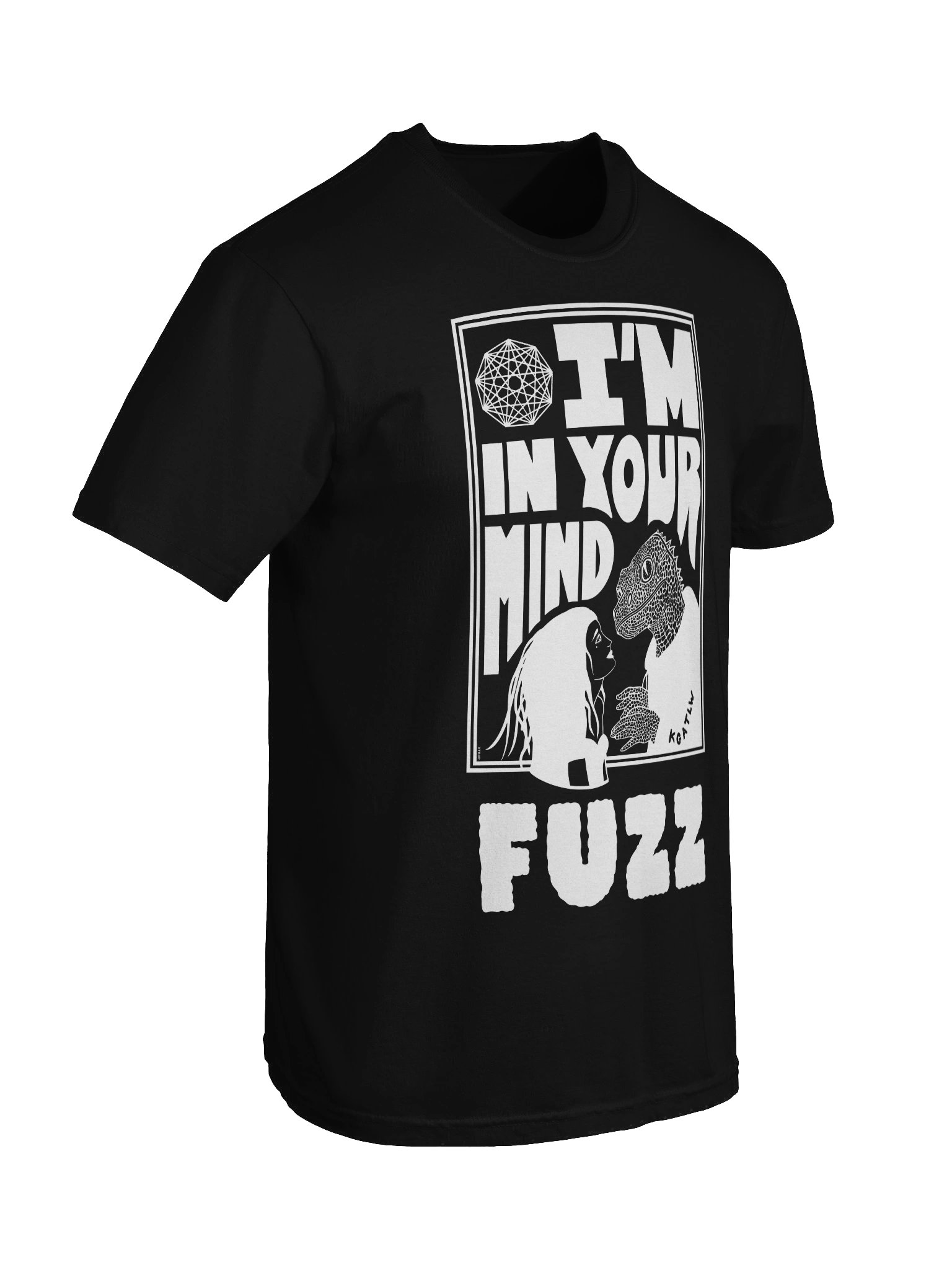 I'M IN YOUR MIND FUZZ T-SHIRT (BLACK) product image (8)