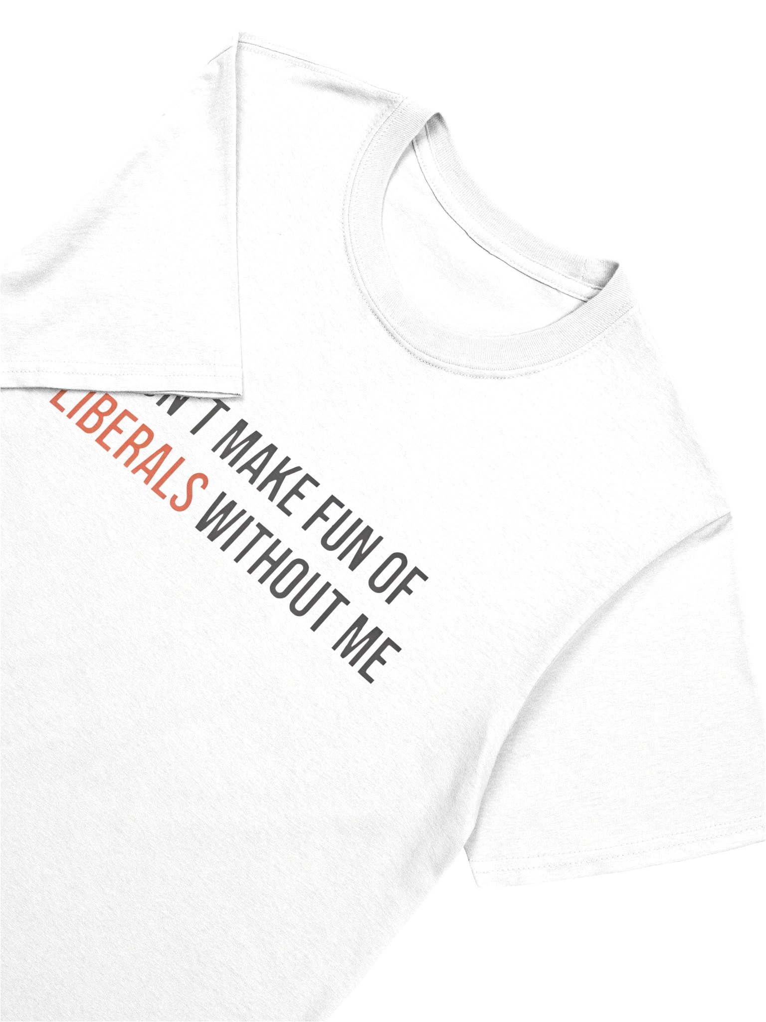 Don't Make Fun Of Liberals Without Me T-Shirt product image (7)