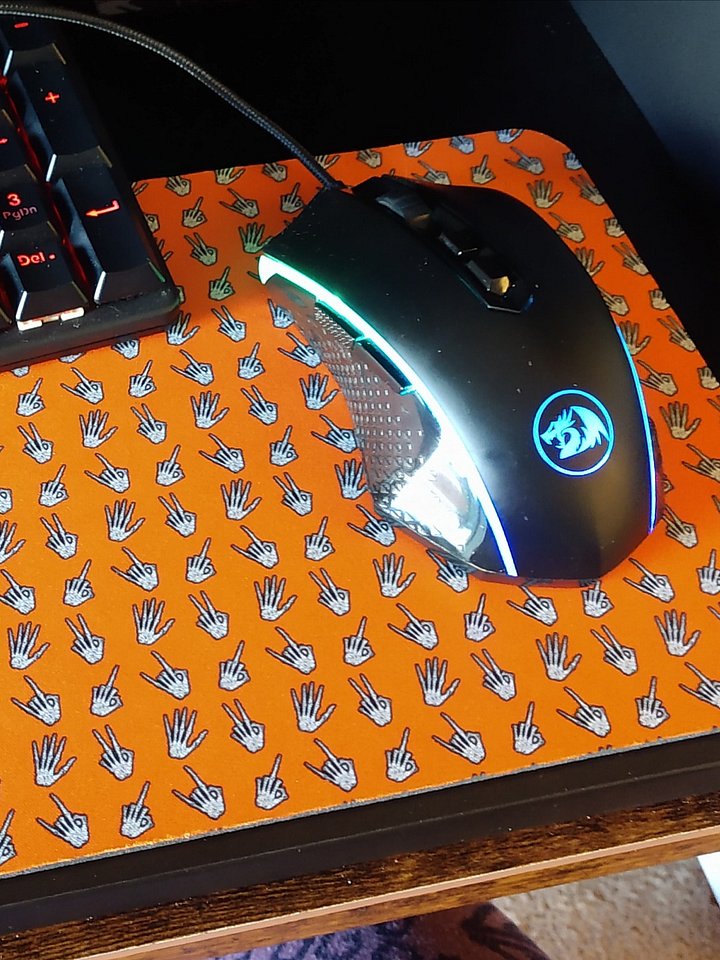 Bone Zone pattern mouse pad product image (1)