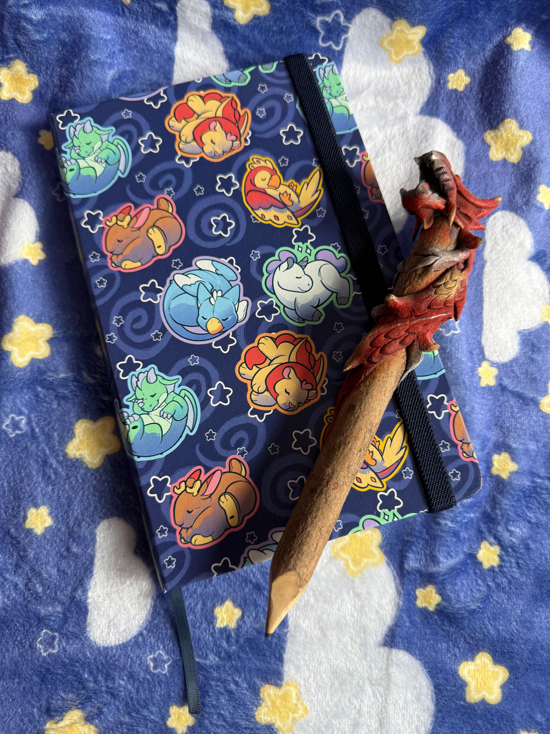 Mythical Creature Pattern Dotted Journal product image (1)