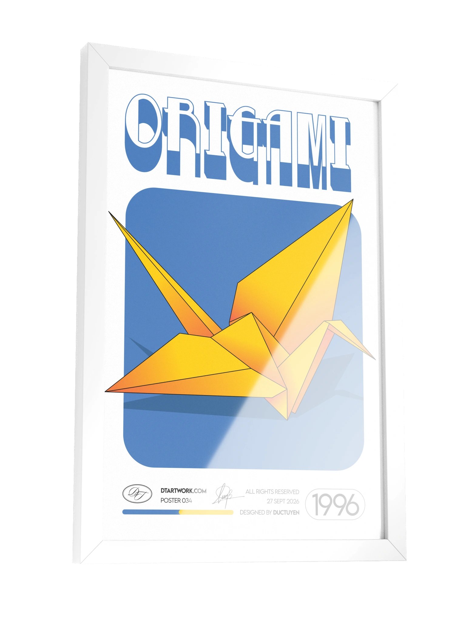 "ORIGAMI" Framed Poster product image (102)
