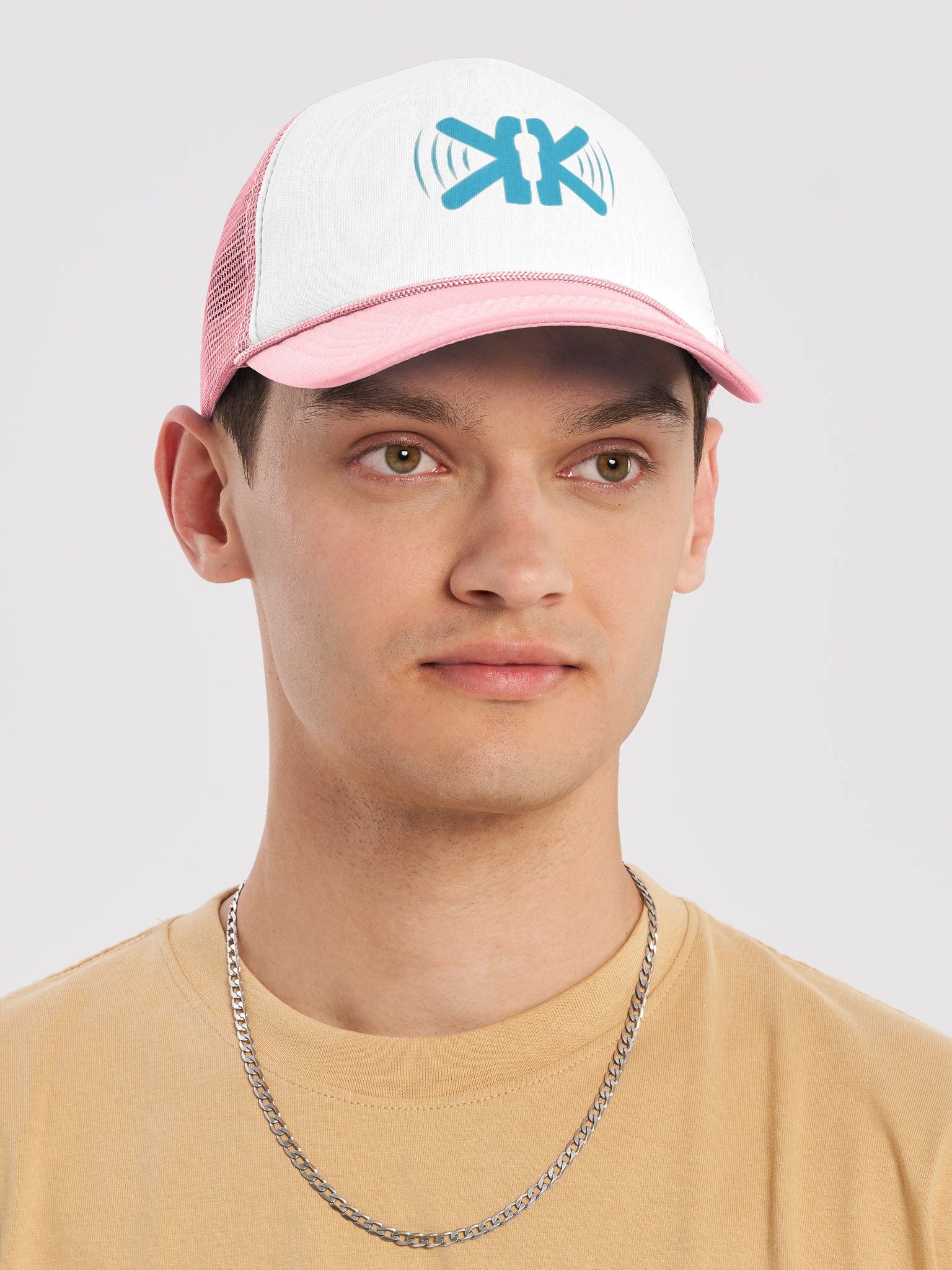 Krank It Up Karaoke Icon Trucker Hat – Pink product image (5)