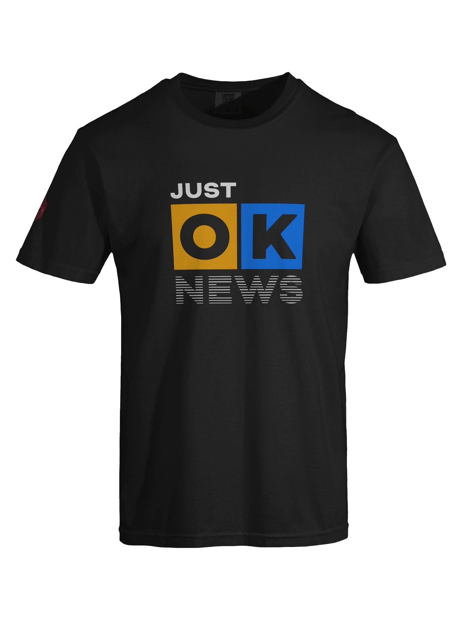 Just OK News Tee - Dark Version product image (5)