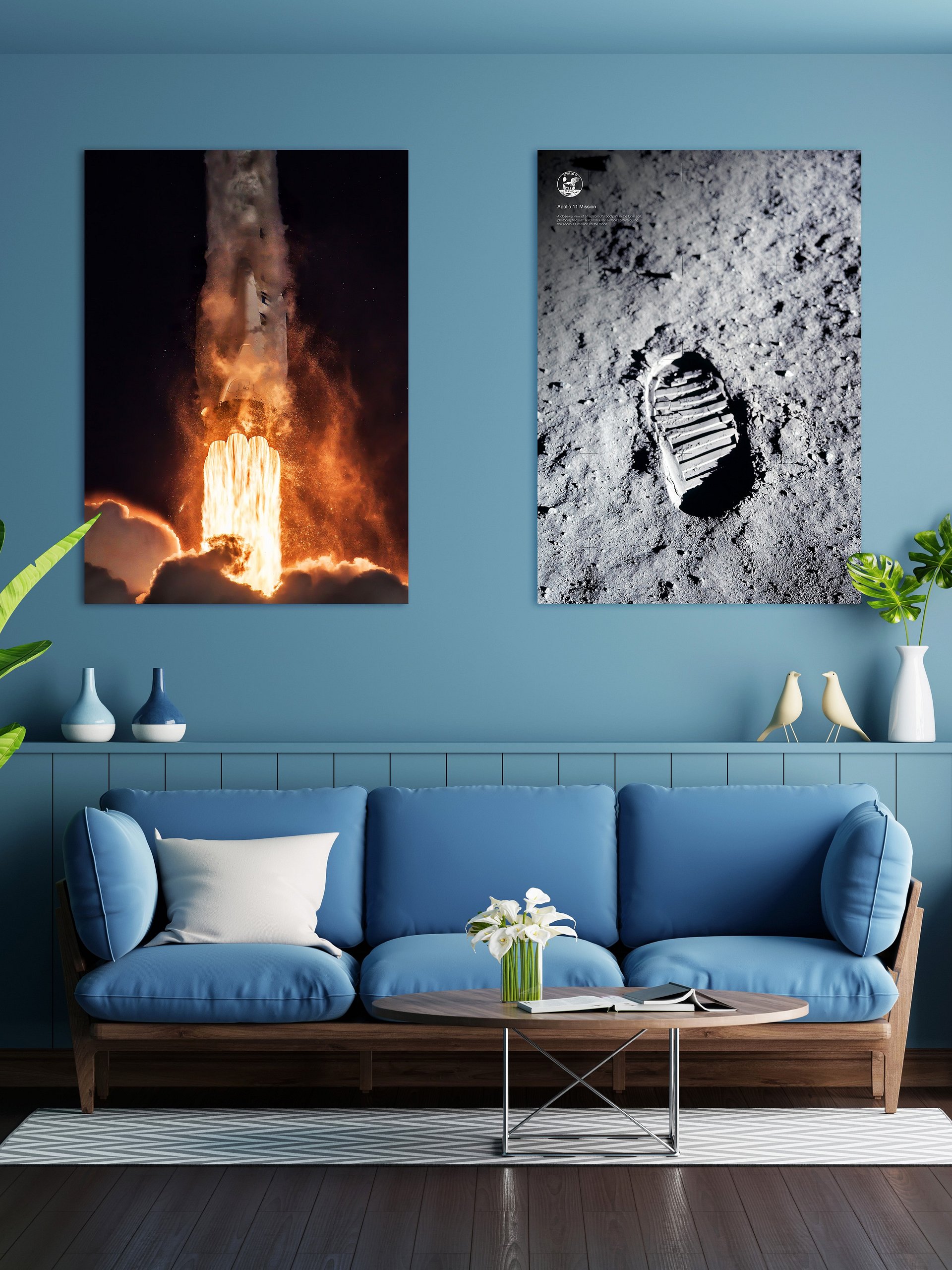 SpaceX Falcon 9 liftoff/TESS Mission, 2018 — space poster, space art print, photo poster, nasa poster product image (3)