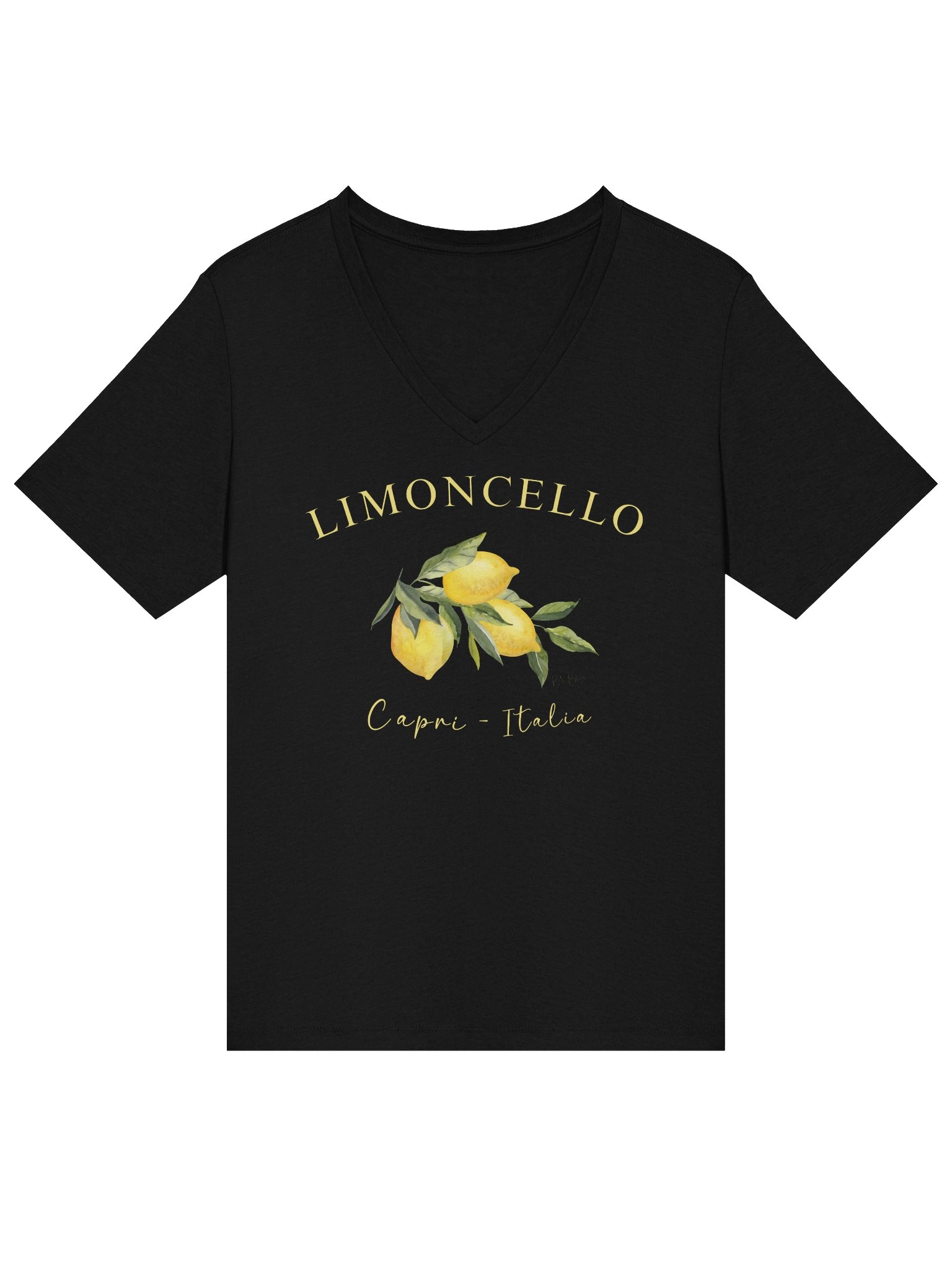 Limoncello V-Neck Graphic T-Shirt product image (3)