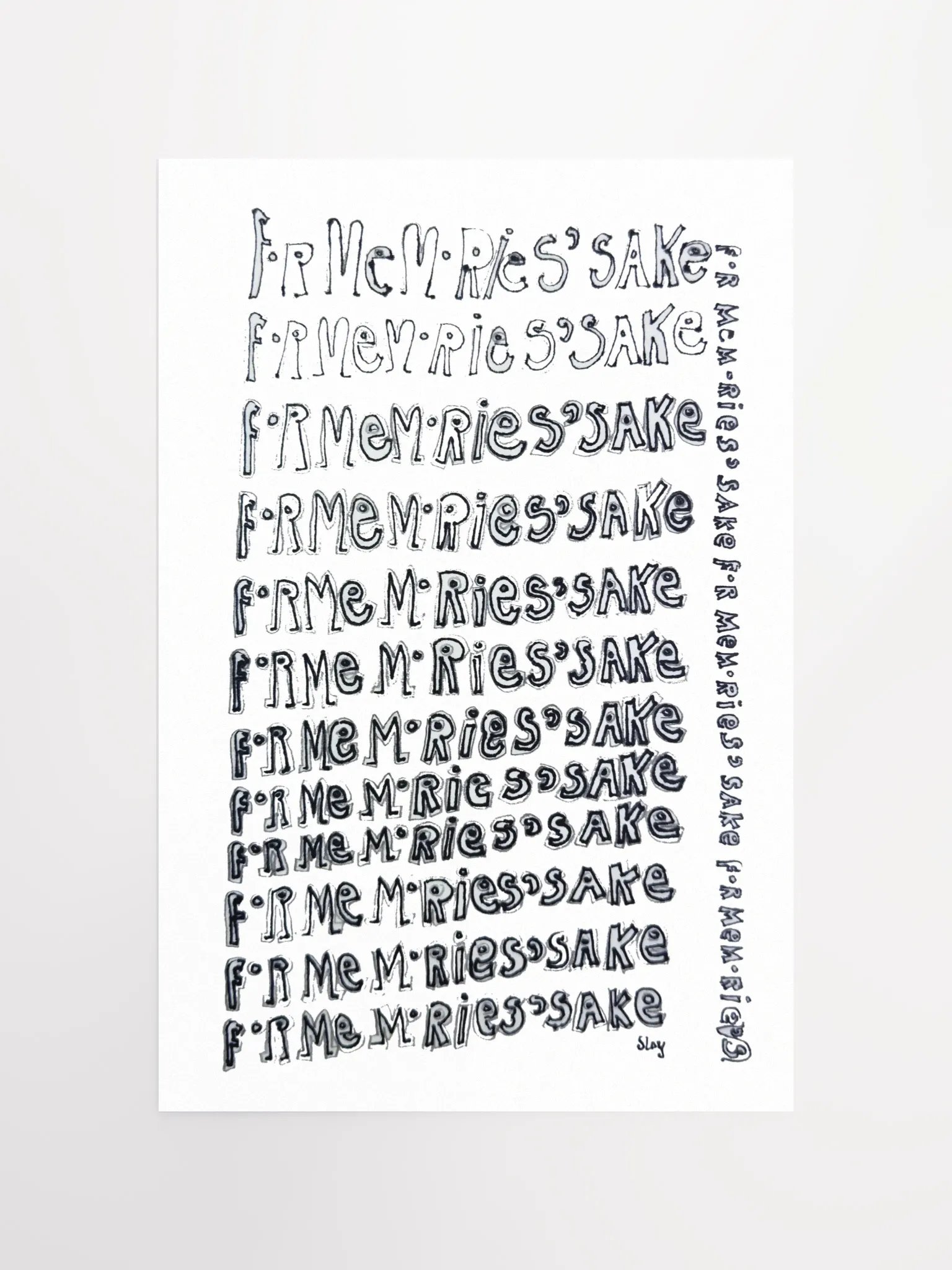 For Memories' Sake Print product image (5)