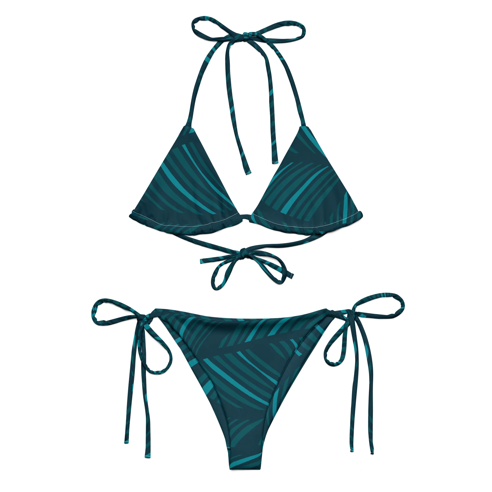 His House String Bikini Set - Shadow Leaf product image (9)