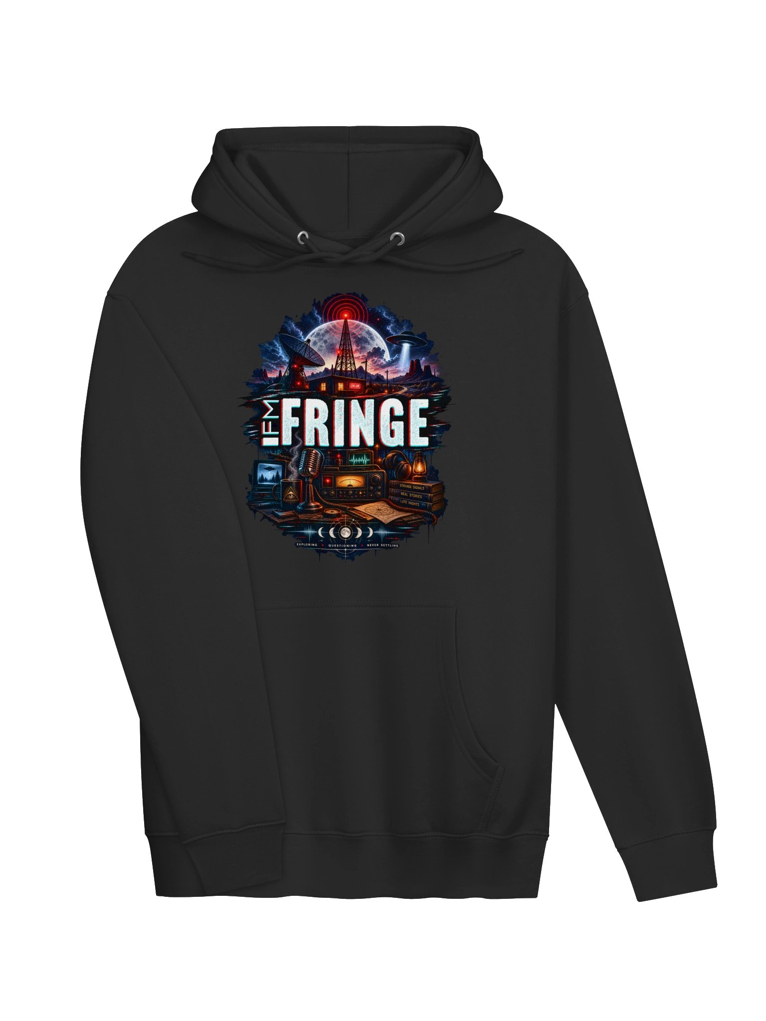 Fringe FM All Over Hoodie Night Side product image (3)