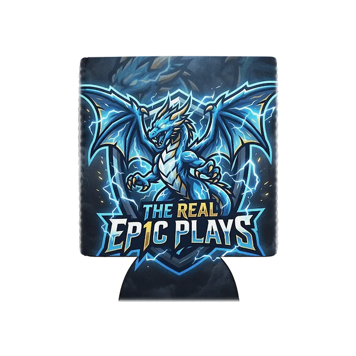 The Real Ep1c Plays “Thunder Dragon” Can Koozie product image (1)