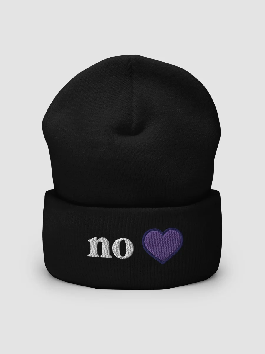 No <3 Beanie product image (2)