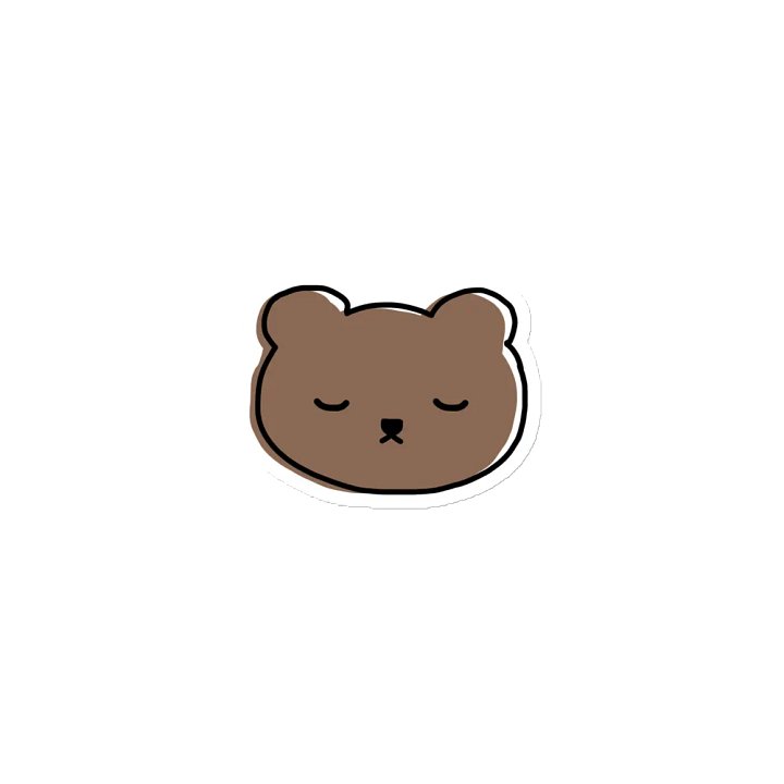 Sleepy Bear Magnet product image (1)