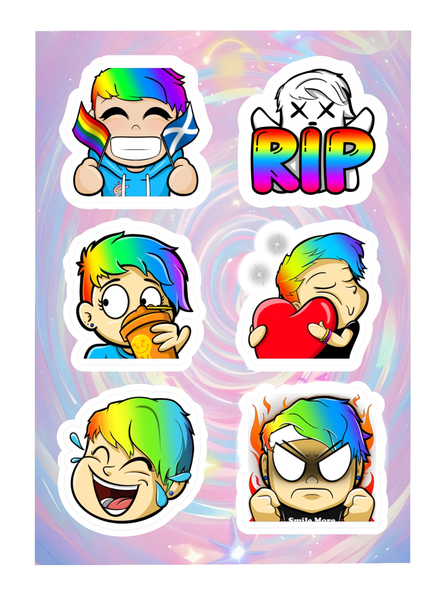 Emote Sticker Sheet product image (3)