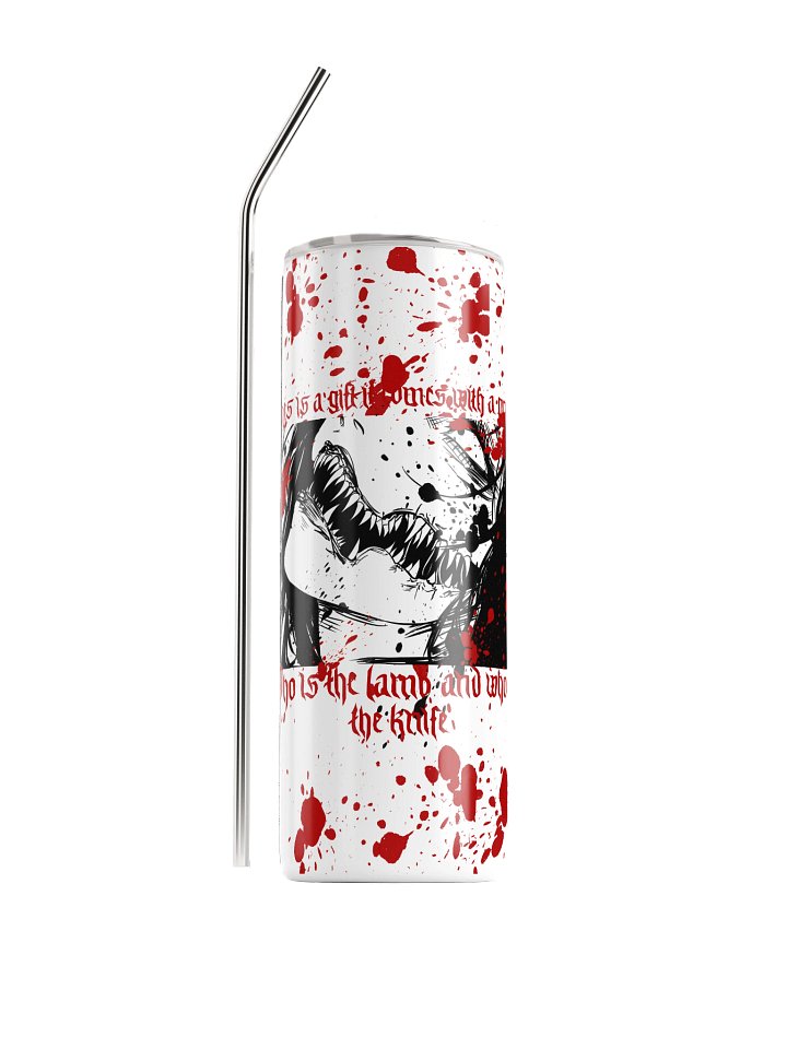 The Lamb and The Knife Tumbler product image (1)