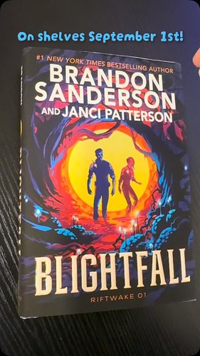 It’s time to return to the stars!

#skyward #jancipatterson #blightfall #riftwake #brandonsanderson
