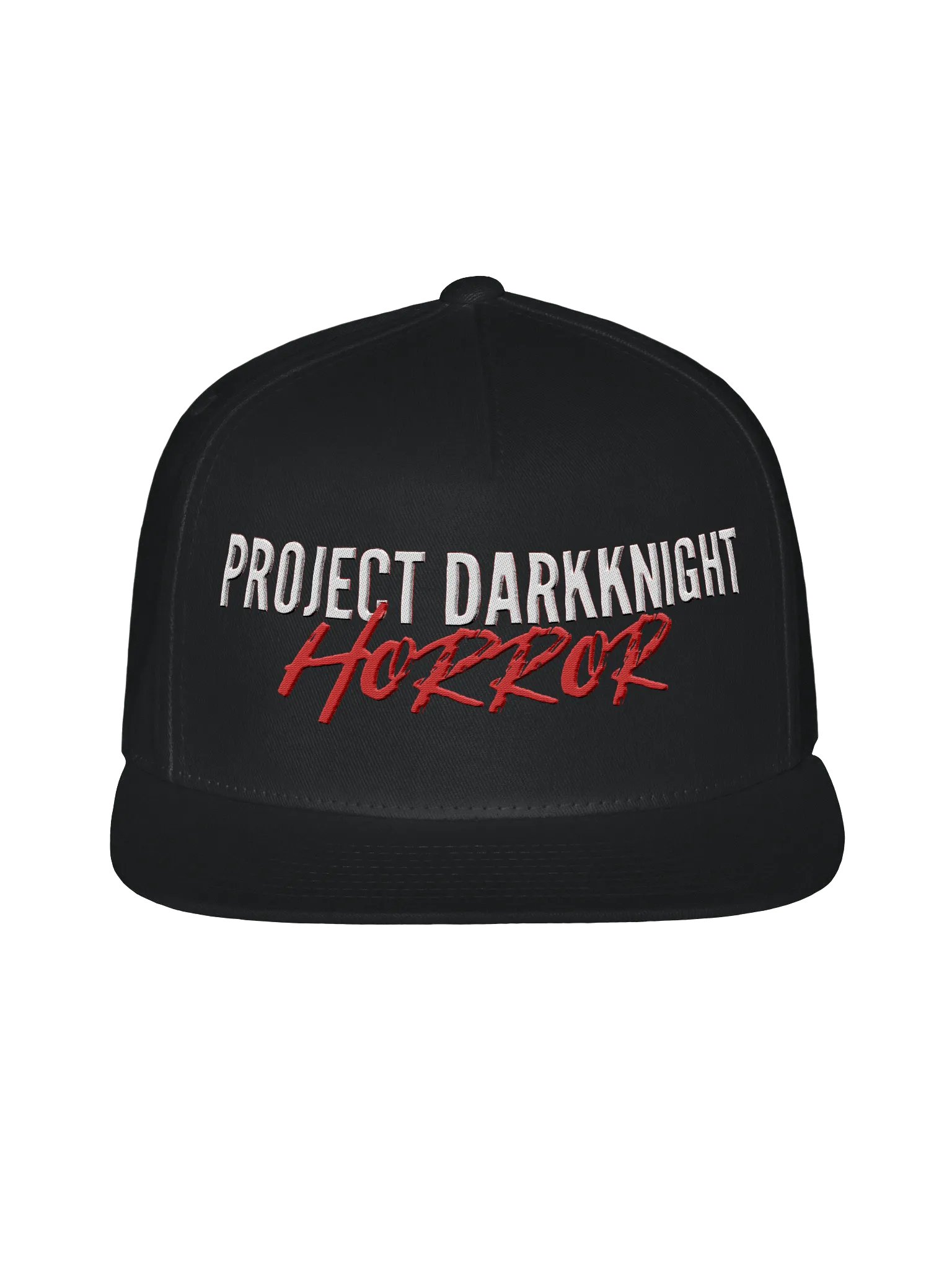 PDKH Embroidered Snapback (white and red stitching) product image (1)