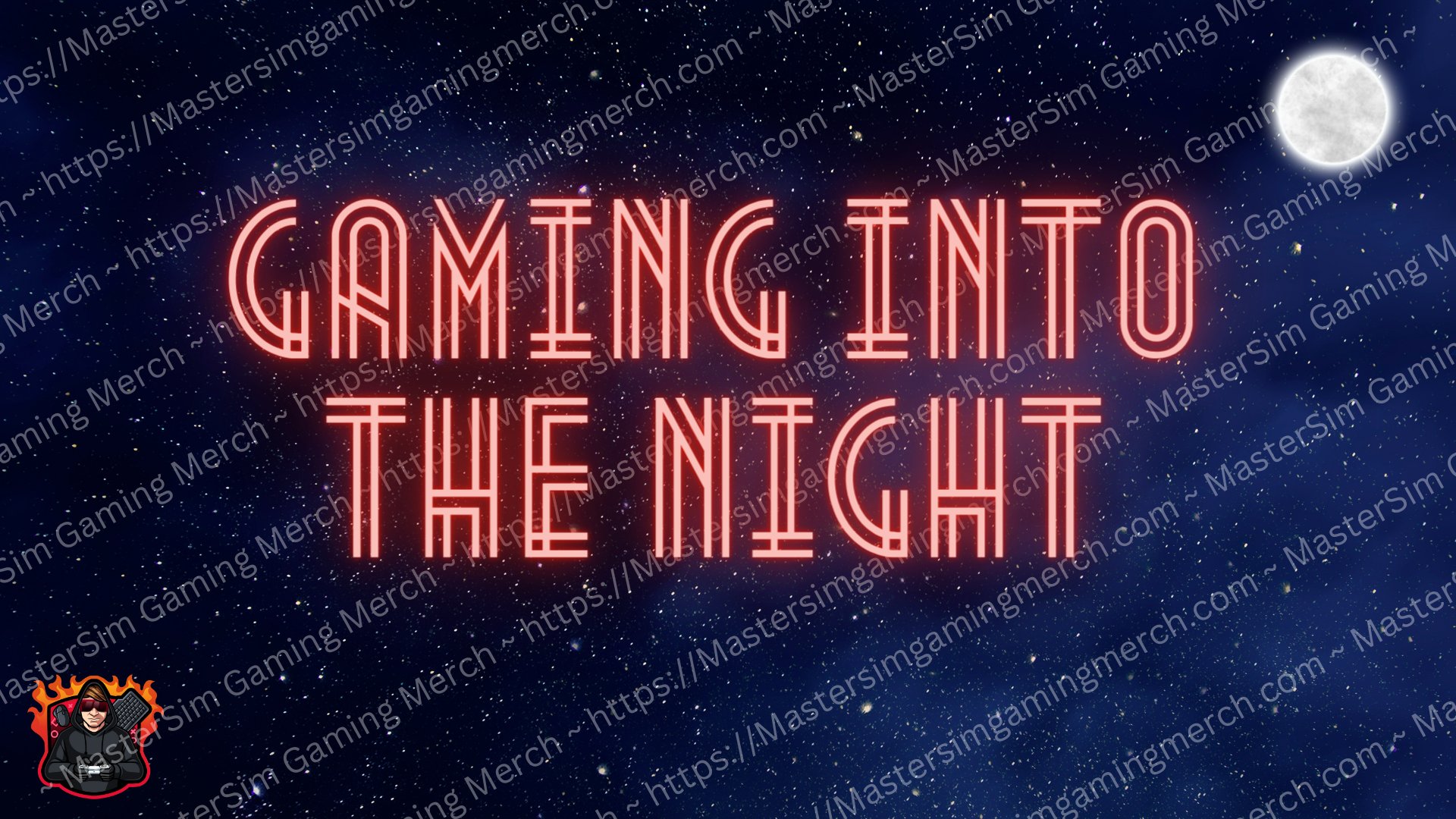 Gaming Into the night Wallpaper product image (1)