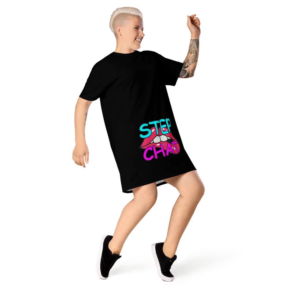 Naughty Stepchat Dress T-Shirt (Black) product image (8)