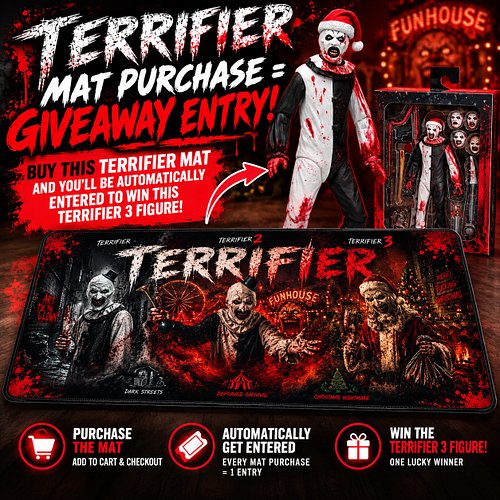 🔪🩸 TERRIFIER FANS… WE HAVE A KILLER IDEA! 🤡🔥

We’re thinking about doing something special for all you Art the Clown fans out...
