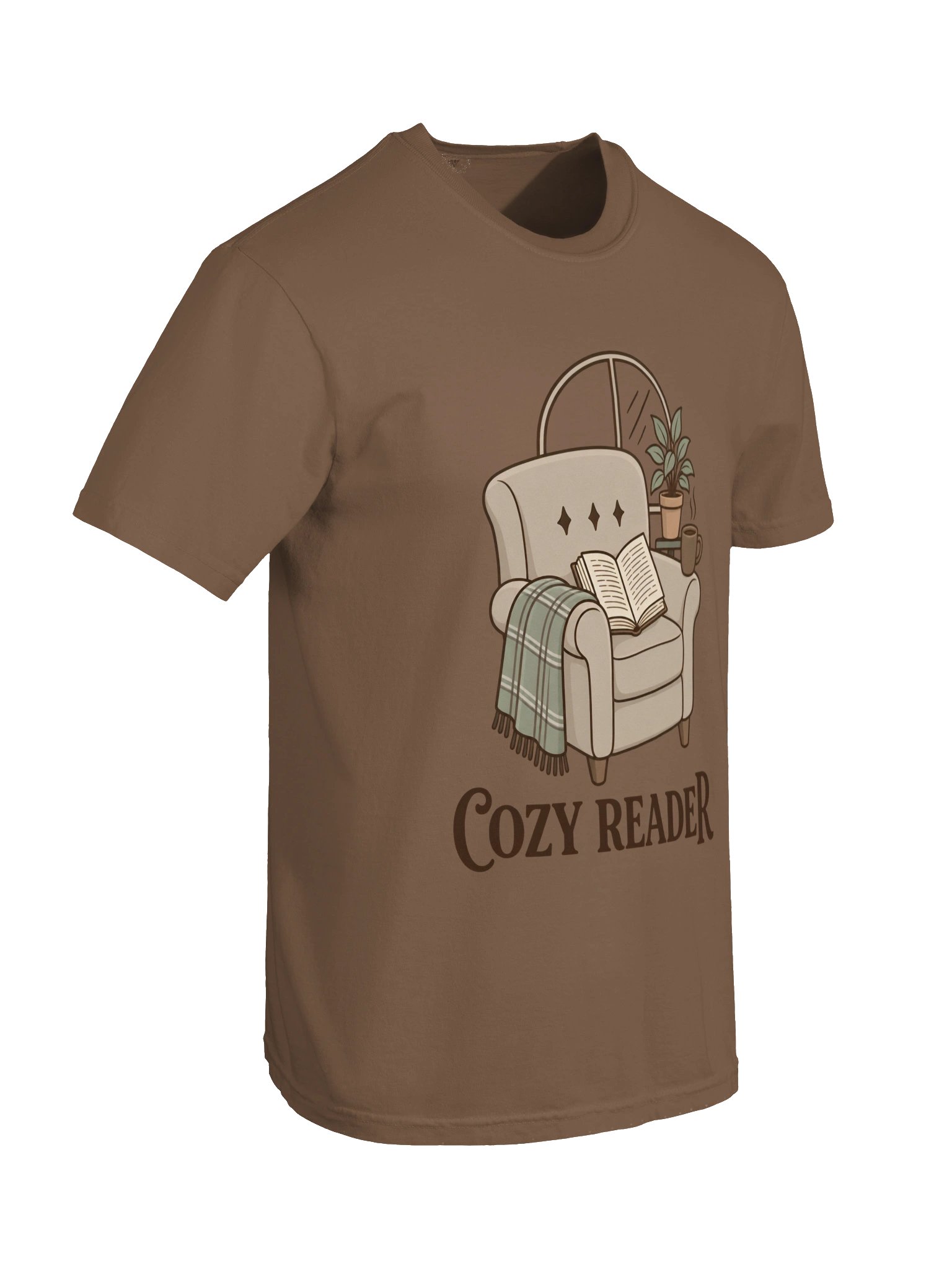 Cozy Reader T-Shirt – Book Lover Graphic Tee | Comfort Colors 1717 product image (2)