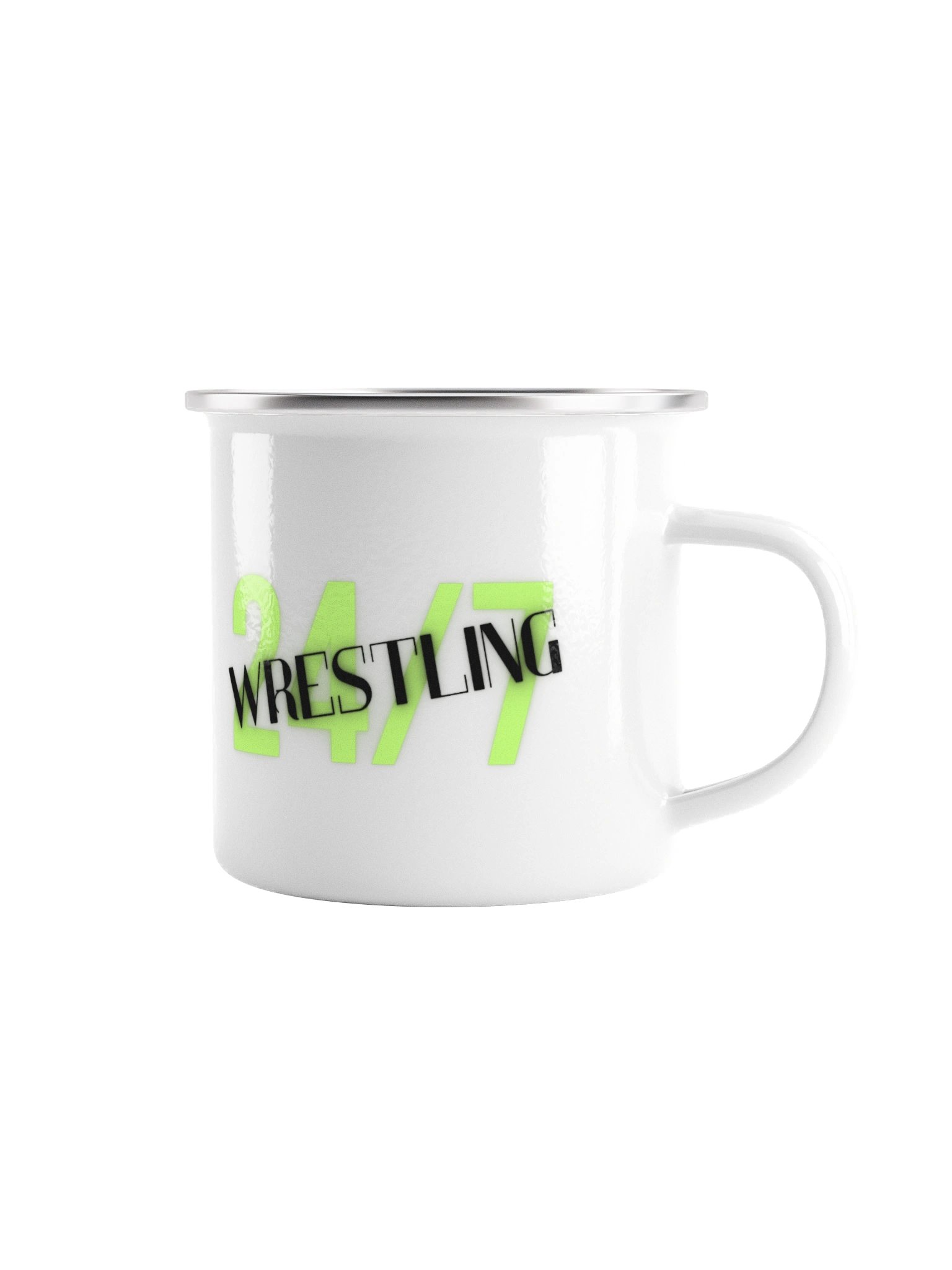 24/7 Wrestling Neon Enamel Mug product image (1)
