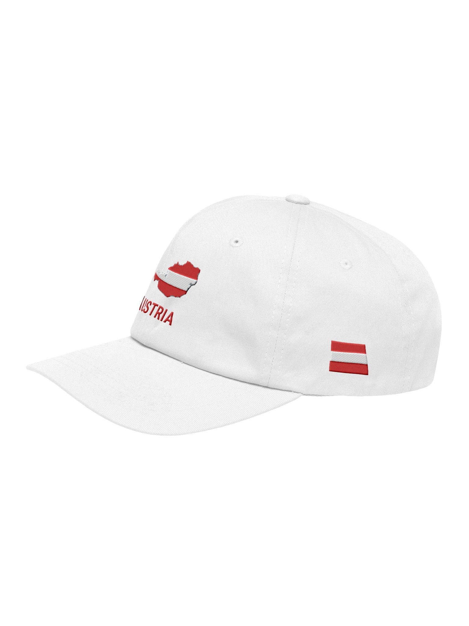 Austria 2026 World Cup Flag Dad Hat - Austria Soccer Fan Cap - Premium Embroidered Chino Cotton Twill product image (3)