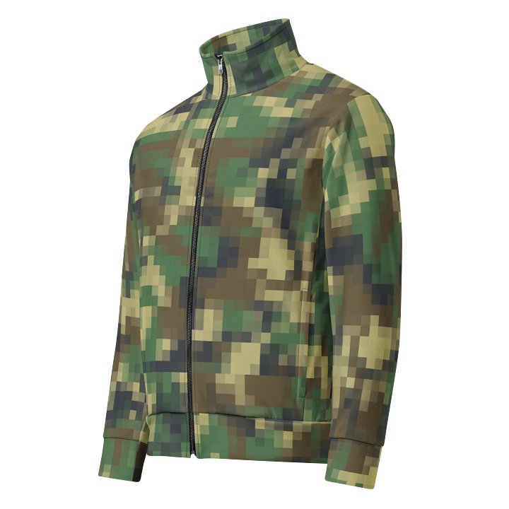 Better Body Pixelated Camo White Logo Luxury Track Jacket product image (1)