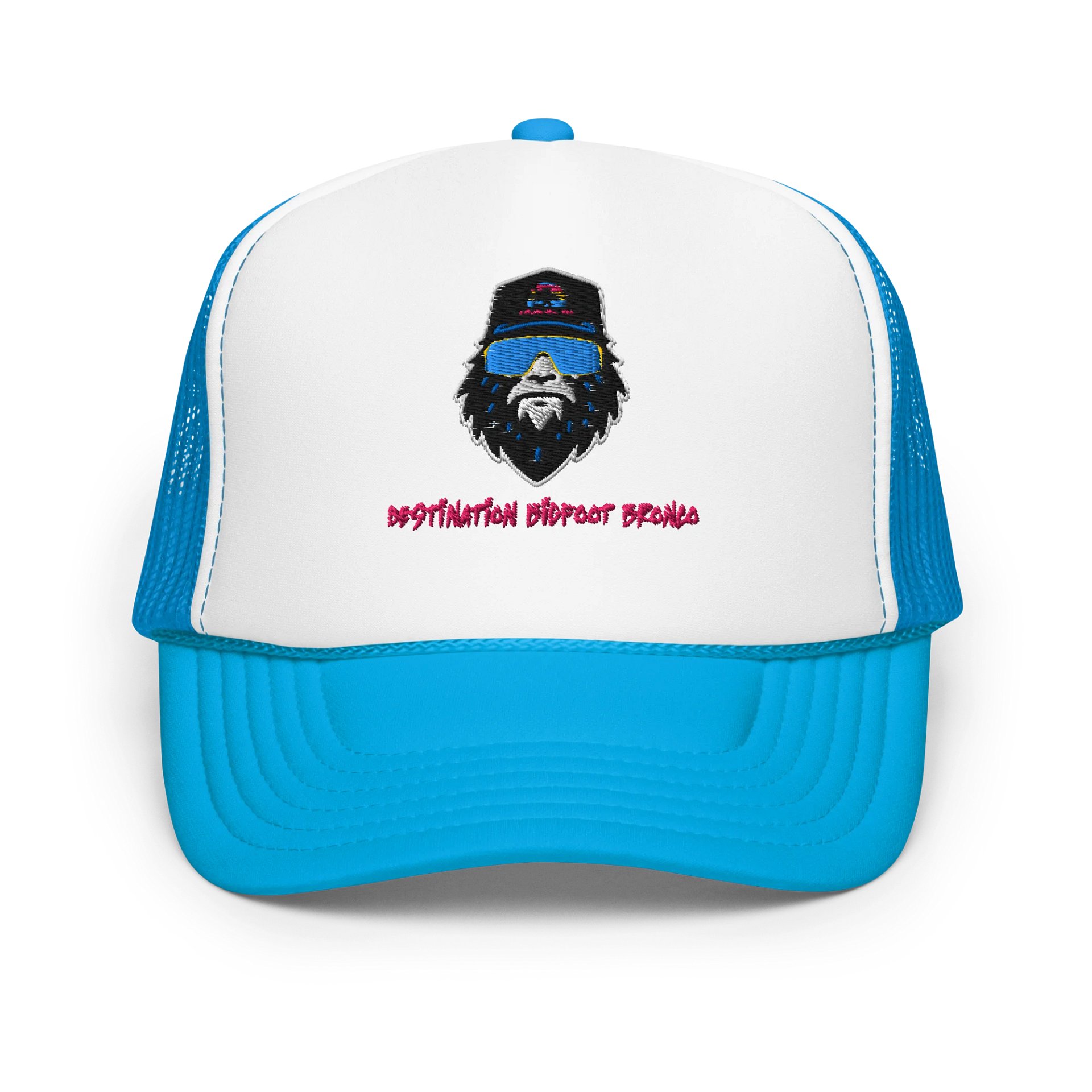 Destination Bigfoot Bronco Bigfoot Logo Foamy Trucker Cap (Multiple Color Options) product image (1)