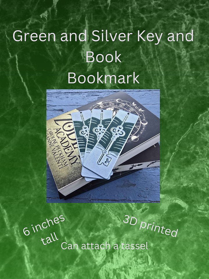 Key and Book bookmark product image (5)