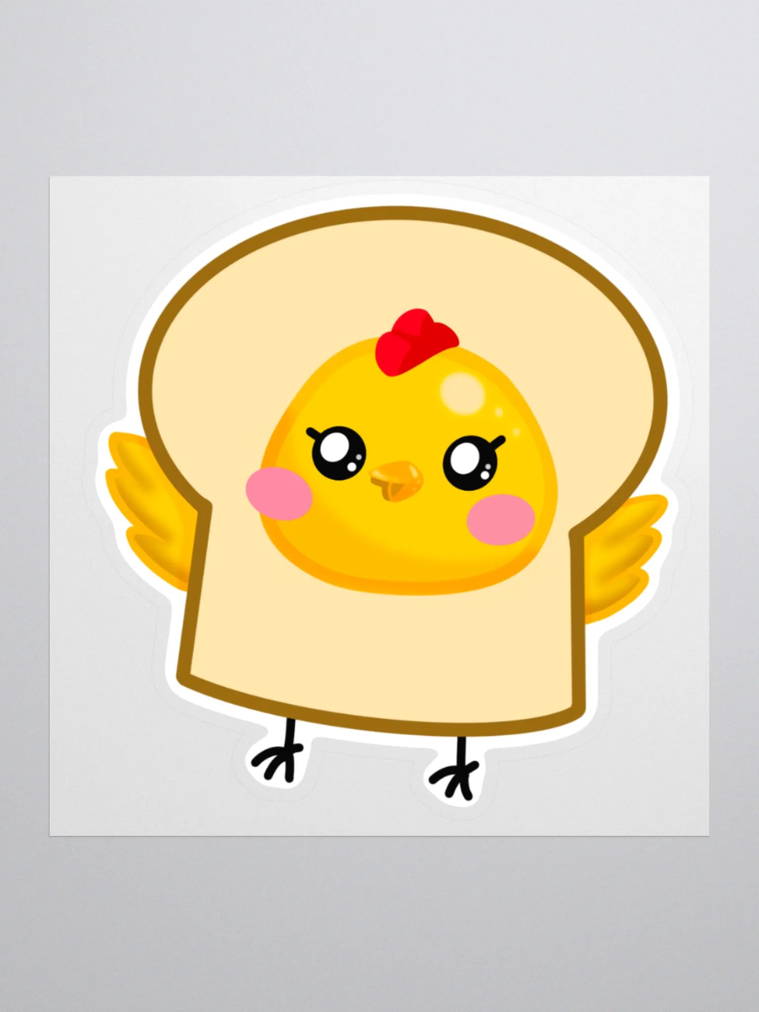 Chicky Bread Charity Sticker product image (1)