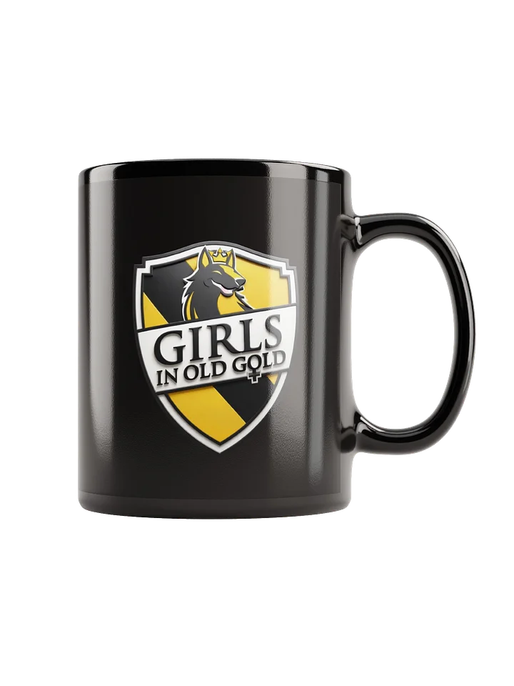 Girls in Old Gold Black Mug product image (2)