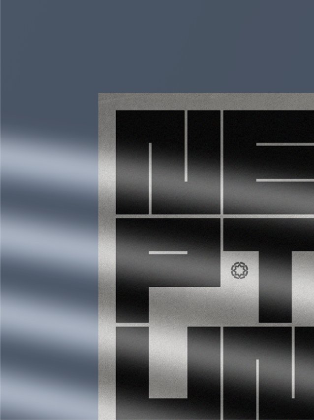 Dominion : Neptune — Bold Brutalist Digital Print for Modern Interior product image (4)