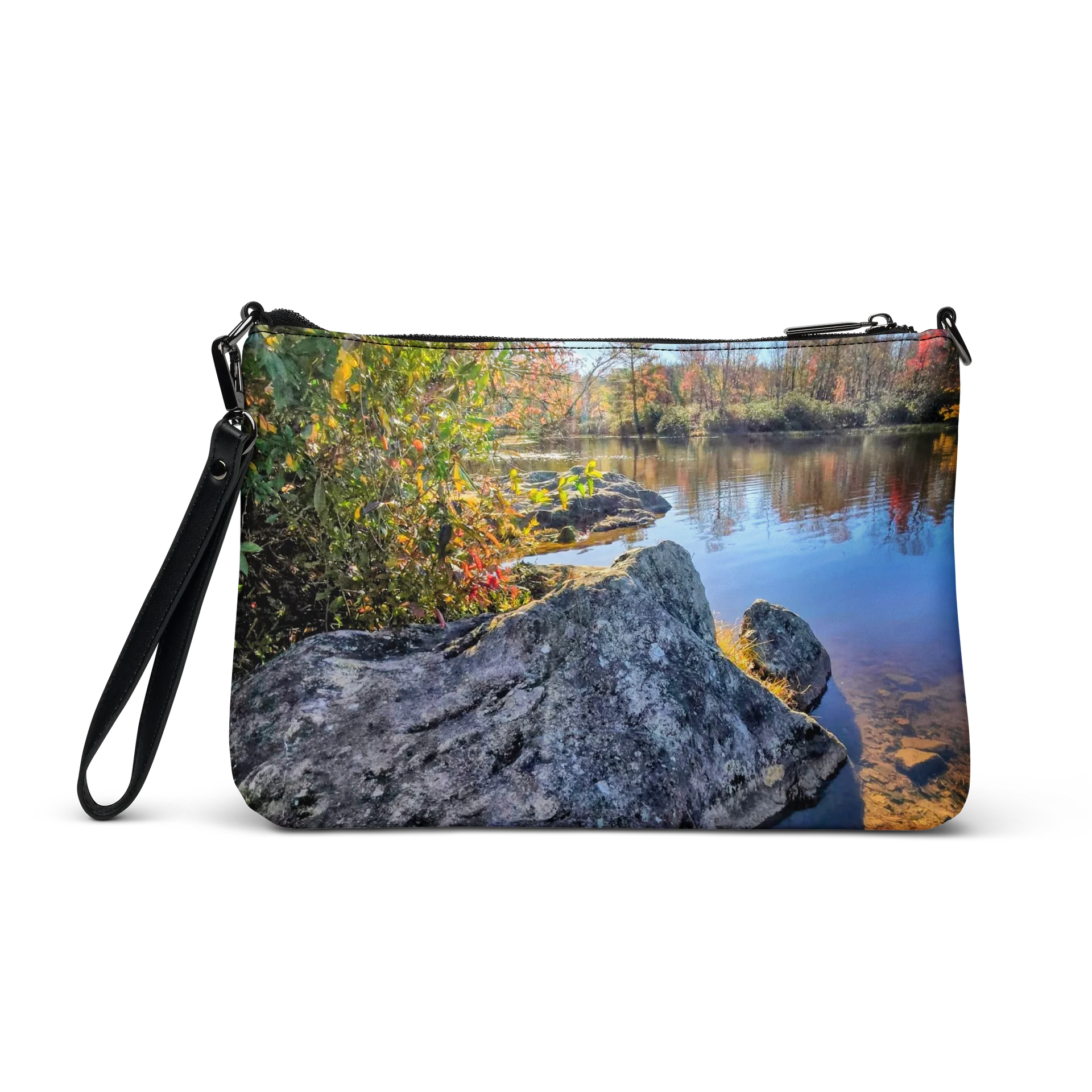 Autumn River Reflections Crossbody Bag product image (3)