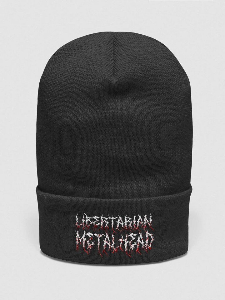 Libertarian Metalhead - Beanie Bloody product image (1)