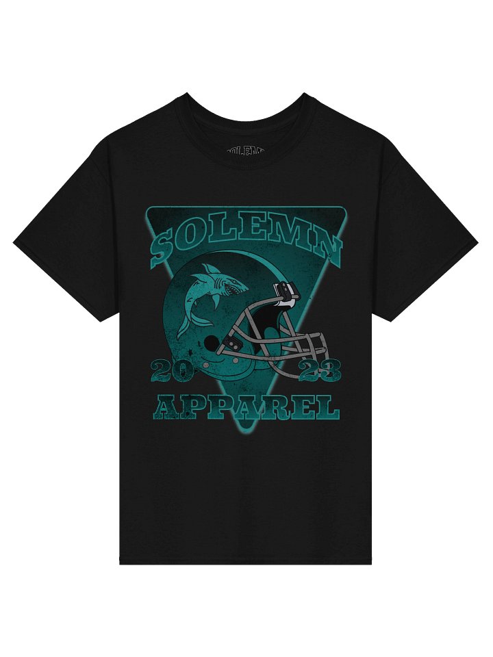 Solemn Sharks Football Tee product image (1)