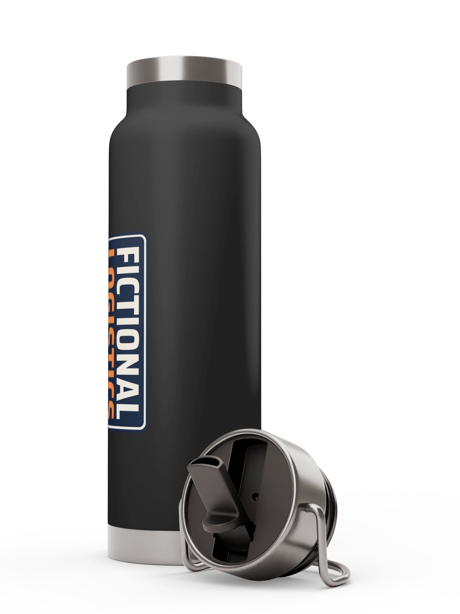 Fictional Logistics Vertical Logo Bottle product image (9)